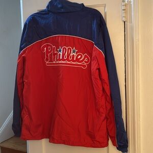 Philadelphia Phillies Quarter Zip Windbreaker